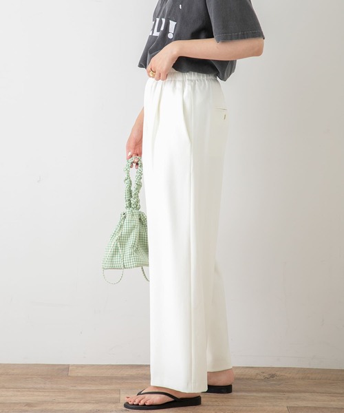 URBAN RESEARCH Sonny Label（アーバンリサーチサニーレーベル）の「MFイージータックパンツ（その他パンツ・レディース・オフホワイト/ブラック・36/38）」の14枚目の写真