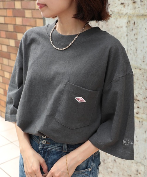 BALL(ボール)の「【BALL】52560NT ヘビーウェイト天竺Tシャツ(Tシャツ/カットソー・メンズ・ワイン/ブラック/ホワイト/ダークグレー/ブラウン/グリーン・M/S/L/LL)」の17枚目の写真
