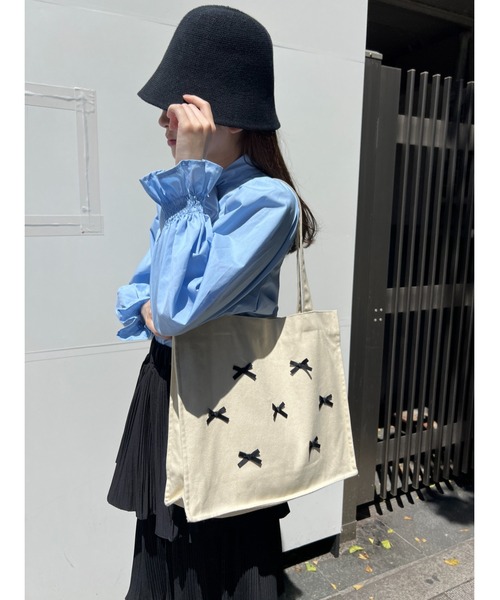 PHILLY（フィリー）の「【PHILLY】ミニリボントートバッグ（トートバッグ・レディース・ピンク/アイボリー・FREE）」の6枚目の写真