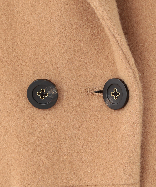 CAROLINA GLASER（カロリナ グレイサー）の「FRED PERRY DESIGNED BY MEG / チェスターコート（チェスターコート・レディース・ブラウン/ネイビー・ONE SIZE）」の15枚目の写真