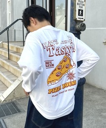 GLAZOS | アソートバックFOODプリント長袖Tシャツ(Tシャツ/カットソー)