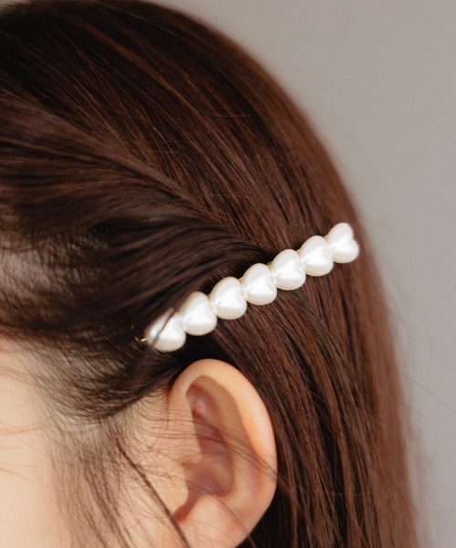 flower(フラワー)の「パーリークリップ(バレッタ/ヘアクリップ・レディース・ホワイト・FREE)」の9枚目の写真