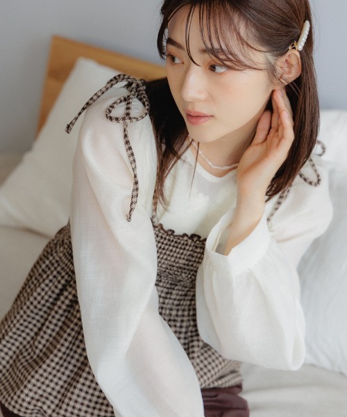 flower(フラワー)の「パーリークリップ(バレッタ/ヘアクリップ・レディース・ホワイト・FREE)」の10枚目の写真