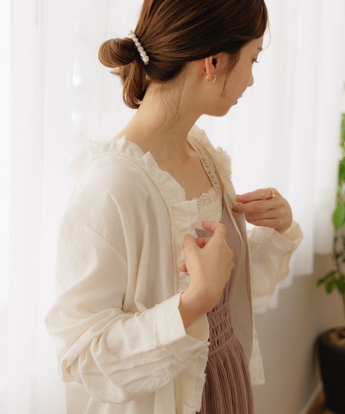 flower(フラワー)の「パーリークリップ(バレッタ/ヘアクリップ・レディース・ホワイト・FREE)」の12枚目の写真