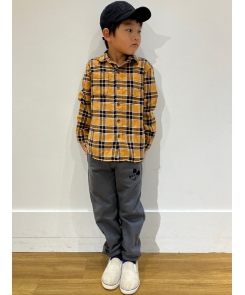 GAP(ギャップ)の「プレイド チェックフランネルシャツ (キッズ)(シャツ/ブラウス・キッズ・イエロー/チェック/その他/レッド・XXL/XL/M/L/S/XS)」の9枚目の写真