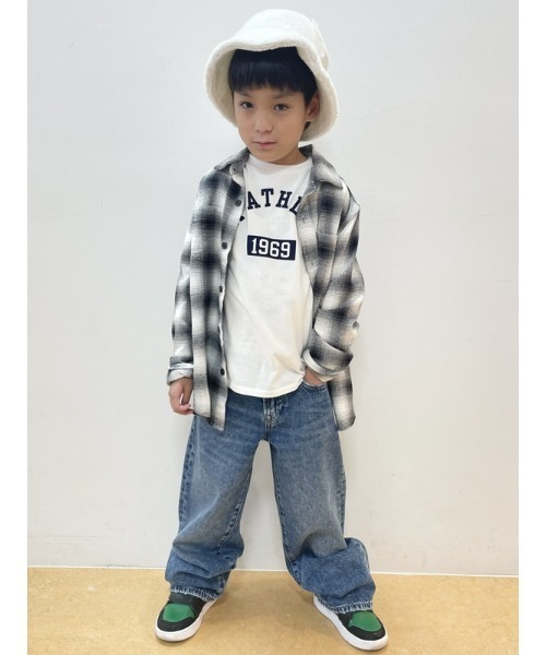 GAP(ギャップ)の「プレイド チェックフランネルシャツ (キッズ)(シャツ/ブラウス・キッズ・イエロー/チェック/その他/レッド・XXL/XL/M/L/S/XS)」の14枚目の写真