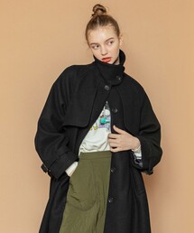 FREAK'S STORE | ウーリー 2WAY ハイネックコート/ロングコート(その他アウター)