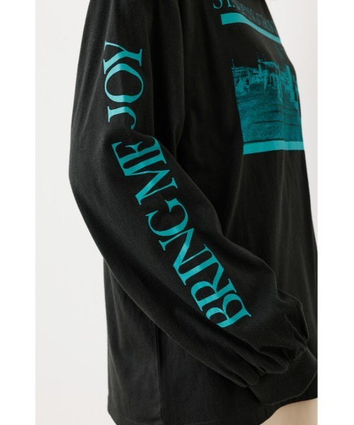 RODEO CROWNS WIDE BOWL(ロデオクラウンズワイドボウル)の「BMJ Photo L/S Tシャツ(Tシャツ/カットソー・レディース・オフホワイト/マスタード/チャコールグレー・FREE)」の18枚目の写真