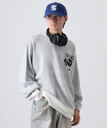 JUNGLESTORM グラフィックジャガードクルーネックニット