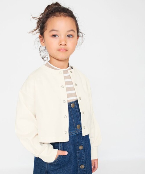 BRANSHES（ブランシェス）の「ストレッチポンチカーディガン（ニット/セーター・キッズ・ブラック/レッド/アイボリー・130/110/120/150/100/140/90）」の9枚目の写真