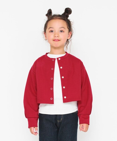 BRANSHES（ブランシェス）の「ストレッチポンチカーディガン（ニット/セーター・キッズ・ブラック/レッド/アイボリー・130/110/120/150/100/140/90）」の19枚目の写真