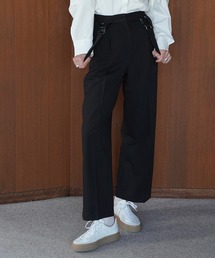 セール】HIGH WAIST SUSPENDER PANTS（その他パンツ）｜CLANE（クラネ