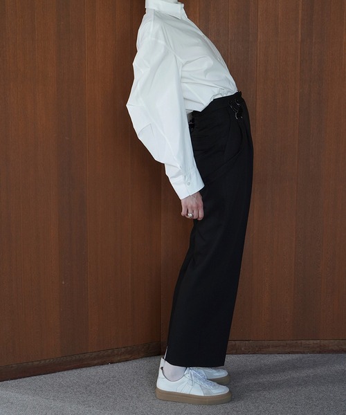 CLANE(クラネ)の「SUSPENDER WIDE PANTS(その他パンツ・レディース・ブラック/グレー/ベージュ・1/0/2)」の17枚目の写真