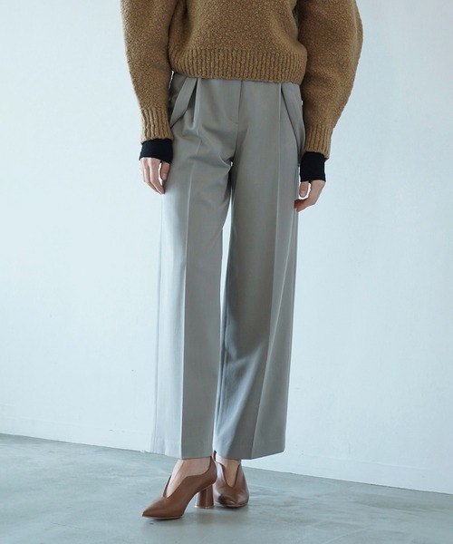CLANE(クラネ)の「SUSPENDER WIDE PANTS(その他パンツ・レディース・ブラック/グレー/ベージュ・1/0/2)」の7枚目の写真