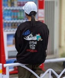23.65/イーシプサムチョンユクオ　【web限定】23.65×RED CAP GIRL イラストプリントクルースウェット