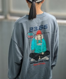23.65/イーシプサムチョンユクオ 【web限定】23.65×RED CAP GIRL イラストプリントクルースウェット