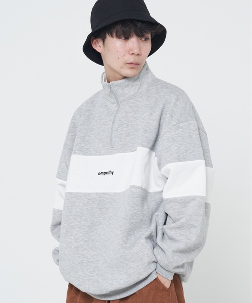 X-LARGE ハーフzip 裏起毛 エクストララージ XLARGE メンズ ホッケー