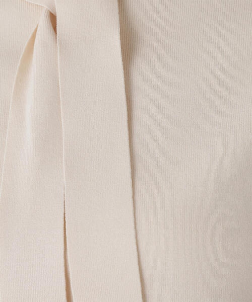 NATURAL BEAUTY BASIC（ナチュラルビューティーベーシック）の「◇ハイネックナローボウタイニット（ニット/セーター・レディース・ライトグリーン/オフホワイト/チャコールグレー・FREE）」の17枚目の写真