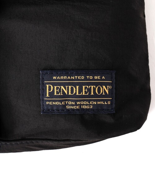 PENDLETON（ペンドルトン）の「【PENDLETON/ ペンドルトン】LOGOTAPE FLAP SHOULDER 233033（ショルダーバッグ・メンズ・ブラック/ベージュ・FREE）」の15枚目の写真