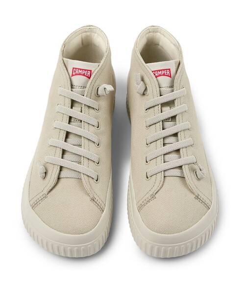新品未使用！Camper ハイカットスニーカー ベージュ/グリーン CAMPER（カンペール）の「[カンペール] PEU RODA / ハイカット