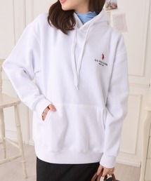 U.S. POLO ASSN. ユニセックス 裏起毛 プルオーバー パーカー PLM33310