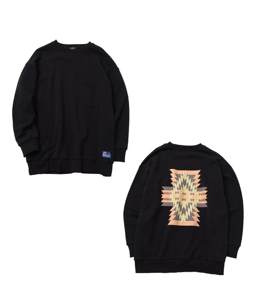 PEN FIELD（ペンフィールド）の「【Penfield】TC裏毛・ネイティブ柄バックプリントトレーナー（その他トップス・キッズ・ブラック/ベージュ/グレー・140cm/150cm/160cm/170cm）」の13枚目の写真