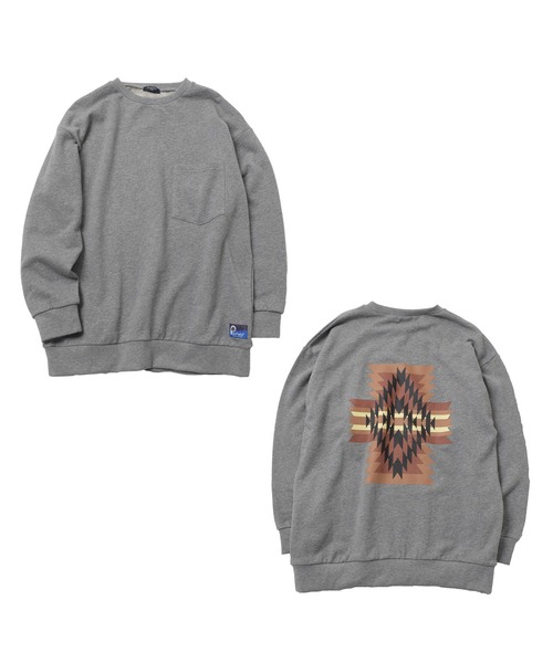 PEN FIELD（ペンフィールド）の「【Penfield】TC裏毛・ネイティブ柄バックプリントトレーナー（その他トップス・キッズ・ブラック/ベージュ/グレー・140cm/150cm/160cm/170cm）」の14枚目の写真