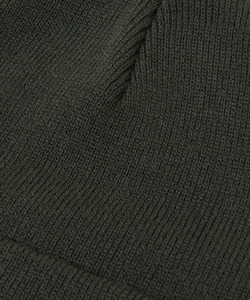 ABAHOUSE（アバハウス）の「＜BASIQUENTI＞【丸洗いOK】ユニセックス シンプル ワイドロール プレーンワッチ ニットワッチ/ニットキャップ（ニットキャップ/ビーニー・メンズ・グリーン系その他/ブラック/マスタード/ダークネイビー/オフホワイト/ブラウン/ブラウン系その他/グレー系その他・フリー）」の16枚目の写真