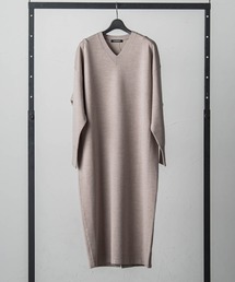 【WEB限定】LANABLENDニットワンピース≪洗えるニット/Lサイズあり≫