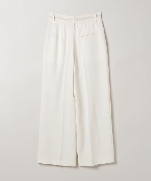 JEANASIS(ジーナシス)の「マーベルトタックワイドパンツ/987977(スラックス・レディース・オフホワイト/チャコールグレー/ベージュ・SMALL/MEDIUM)」の4枚目の写真