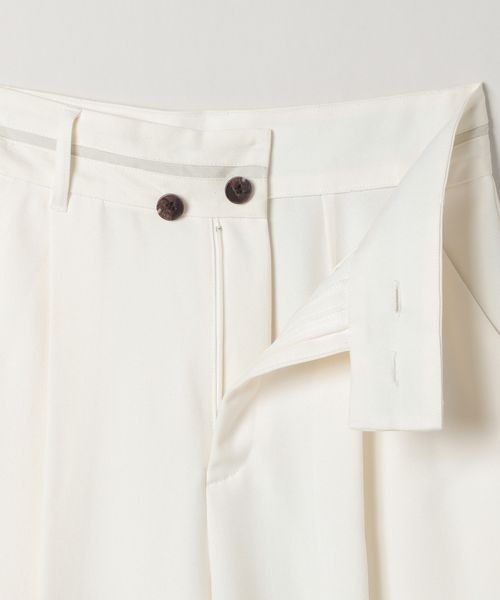 JEANASIS(ジーナシス)の「マーベルトタックワイドパンツ/987977(スラックス・レディース・オフホワイト/チャコールグレー/ベージュ・SMALL/MEDIUM)」の6枚目の写真