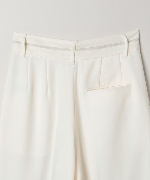 JEANASIS(ジーナシス)の「マーベルトタックワイドパンツ/987977(スラックス・レディース・オフホワイト/チャコールグレー/ベージュ・SMALL/MEDIUM)」の9枚目の写真