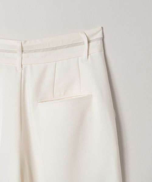 JEANASIS(ジーナシス)の「マーベルトタックワイドパンツ/987977(スラックス・レディース・オフホワイト/チャコールグレー/ベージュ・SMALL/MEDIUM)」の10枚目の写真