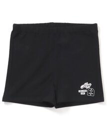 ワッペンロゴ風1分丈レギンス
