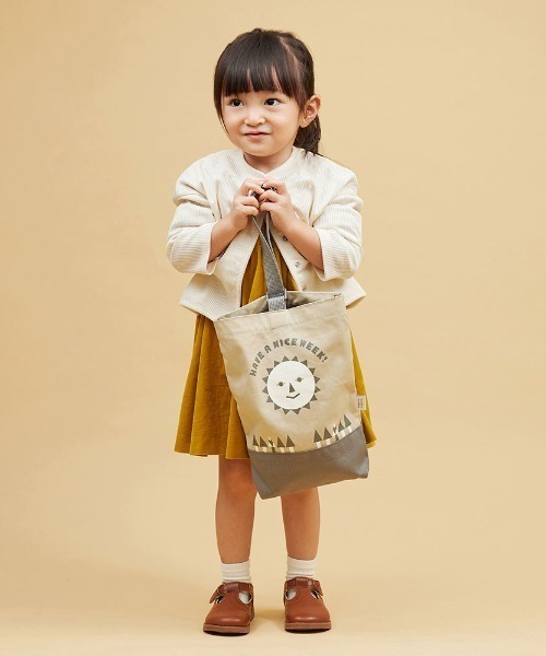 10mois(ディモワ)の「【tupera tupera × 10mois】tupera tupera シューズケース / 入園バッグ 通園バック(その他ベビー用品・キッズ・ブラウン/イエロー・ONE SIZE)」の3枚目の写真