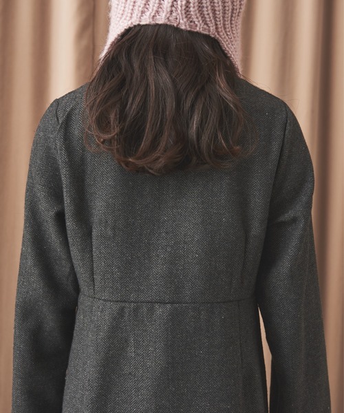 MERLOT(メルロー)の「ヘリンボーンミニワンピース(ワンピース・レディース・ベージュ/グレー・FREE)」の12枚目の写真