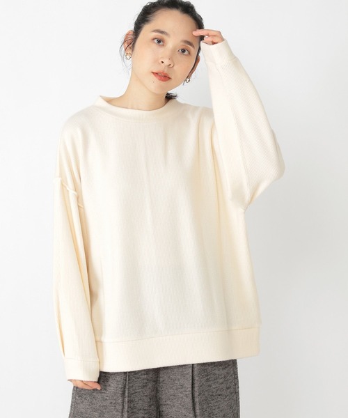 studio CLIP（スタディオクリップ）の「ふわふわカットソープルオーバー（Tシャツ/カットソー・レディース・ライトブルー/アイボリー/グレー/モカ・FREE）」の8枚目の写真