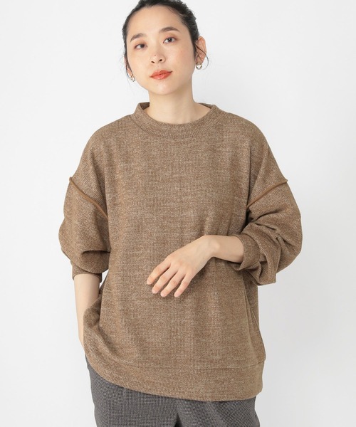 studio CLIP（スタディオクリップ）の「ふわふわカットソープルオーバー（Tシャツ/カットソー・レディース・ライトブルー/アイボリー/グレー/モカ・FREE）」の11枚目の写真