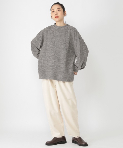 studio CLIP（スタディオクリップ）の「ふわふわカットソープルオーバー（Tシャツ/カットソー・レディース・ライトブルー/アイボリー/グレー/モカ・FREE）」の5枚目の写真