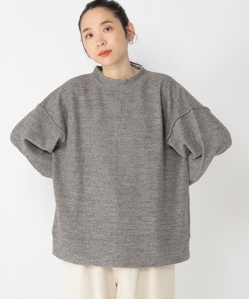 studio CLIP（スタディオクリップ）の「ふわふわカットソープルオーバー（Tシャツ/カットソー・レディース・ライトブルー/アイボリー/グレー/モカ・FREE）」の6枚目の写真