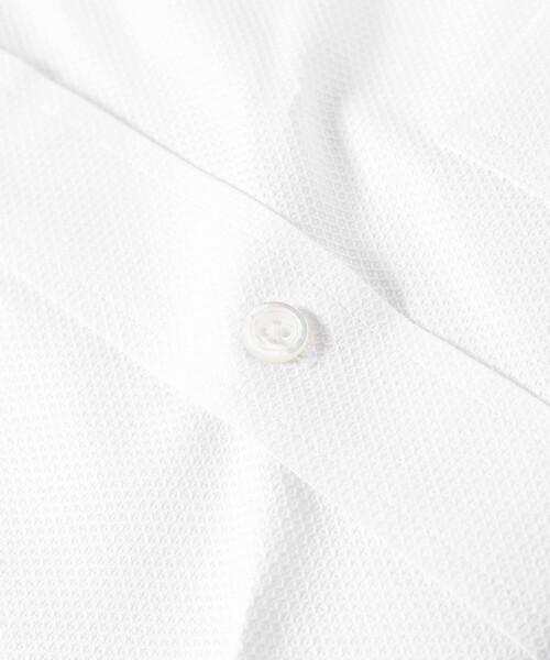BEAMS F（ビームスエフ）の「BEAMS F / COOLMAX (R) カラミ ボタンダウンシャツ（ビジネスシャツ・メンズ・ホワイト/ネイビー/サックスブルー・LARGE/MEDIUM/SMALL/X-LARGE）」の14枚目の写真
