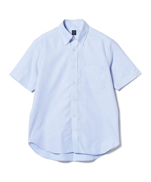 BEAMS F（ビームスエフ）の「BEAMS F / COOLMAX (R) カラミ ボタンダウンシャツ（ビジネスシャツ・メンズ・ホワイト/ネイビー/サックスブルー・LARGE/MEDIUM/SMALL/X-LARGE）」の19枚目の写真