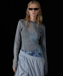 PRANK PROJECT | シアードッキングリブニット / Sheer Docking Rib Knit(ニット/セーター)