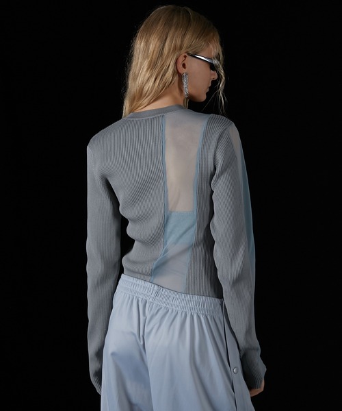 PRANK PROJECT(プランクプロジェクト) Sheer Docking Rib Knit