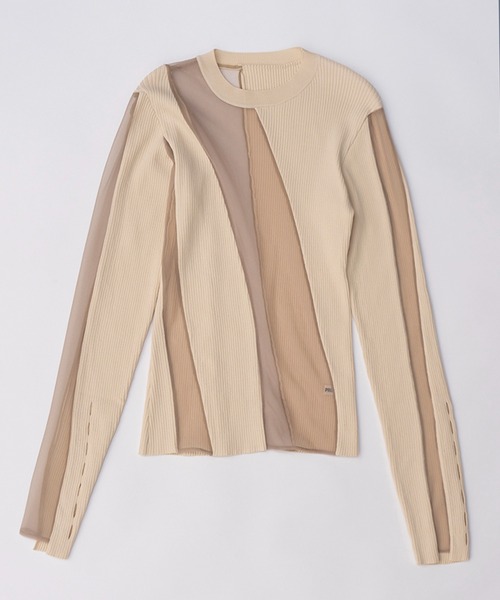 PRANK PROJECT(プランクプロジェクト) Sheer Docking Rib Knit