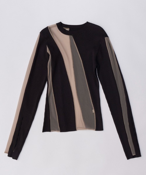 PRANK PROJECT(プランクプロジェクト) Sheer Docking Rib Knit