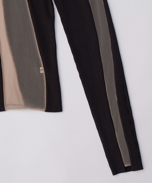 PRANK PROJECT(プランクプロジェクト) Sheer Docking Rib Knit