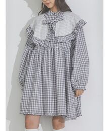 merry jenny | ギンガム2wayミニワンピース(ワンピース)