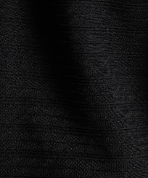 HIDEAWAYS NICOLE（ハイダウェイニコル）の「タックボーダーカノコ・リンクスチェックVネックプルオーバ―（Tシャツ/カットソー・メンズ・オフホワイト/ブラック/ブラック系/ホワイト系・LARGE/MEDIUM/X-LARGE）」の9枚目の写真