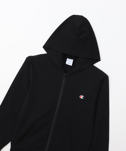Champion（チャンピオン）の「【Champion/チャンピオン】キッズ ベーシック ジップフーデッドシャツ（パーカー・キッズ・ゴールド/ネイビー/ブラック/グレー・160/150/140/130/120/100/110）」の6枚目の写真